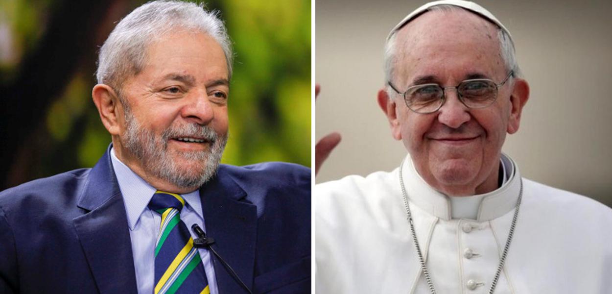 Lula e Papa Francisco — Planalto